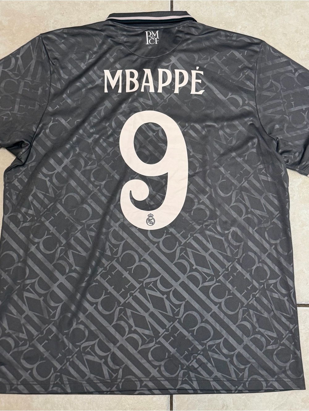 2024-25 Real Madrid Kylian Mbappe Away Adidas Jersey